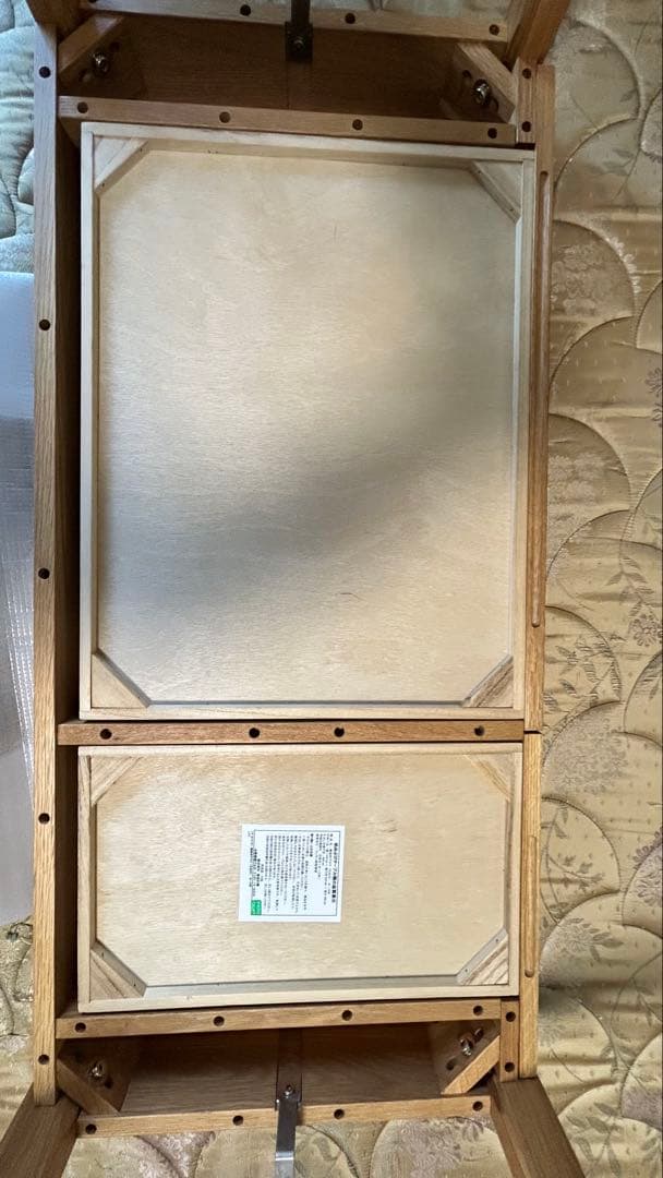 無印良品　木製デスク　オーク材