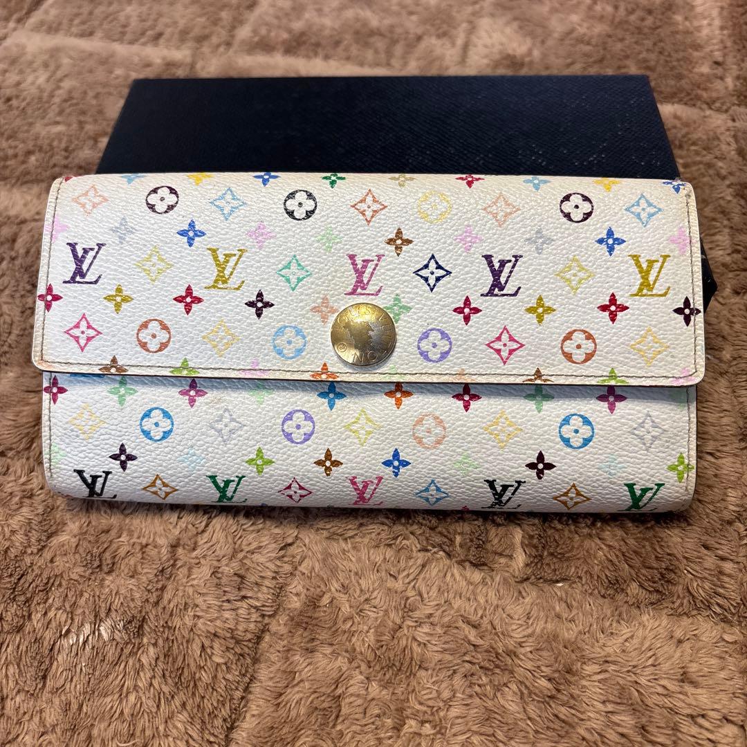 Louis Vuitton マルチカラー 長財布　ポルトフォイユサラ