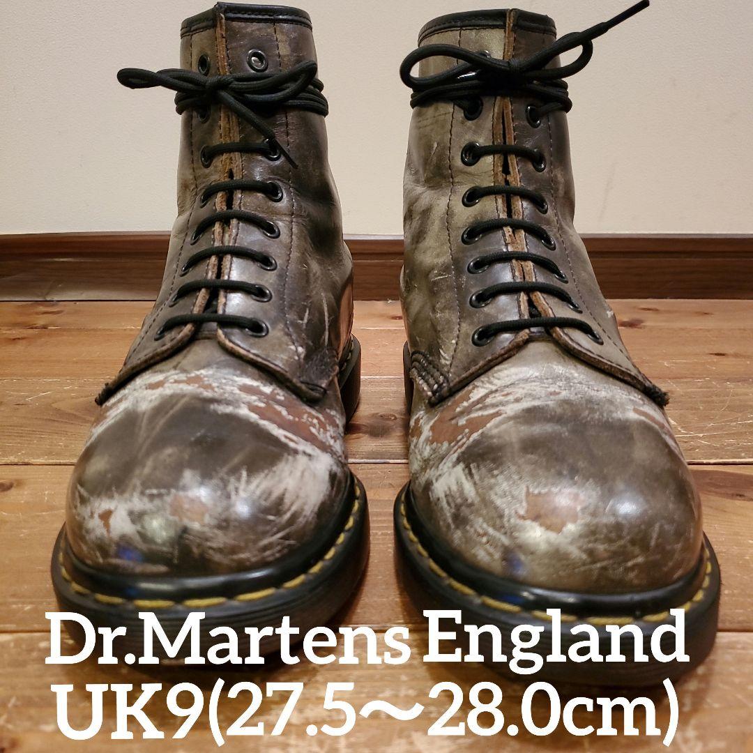 【なかなか稀な色×BIGサイズ】英国製ドクターマーチン 8ホール UK9