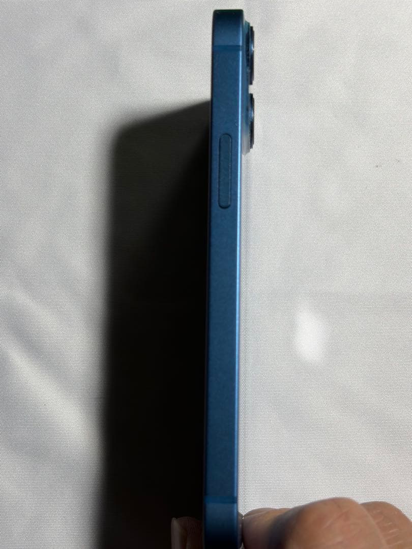 美品　付属品あり　iPhone13mini ブルー　新品ガラスフィルム2枚付属
