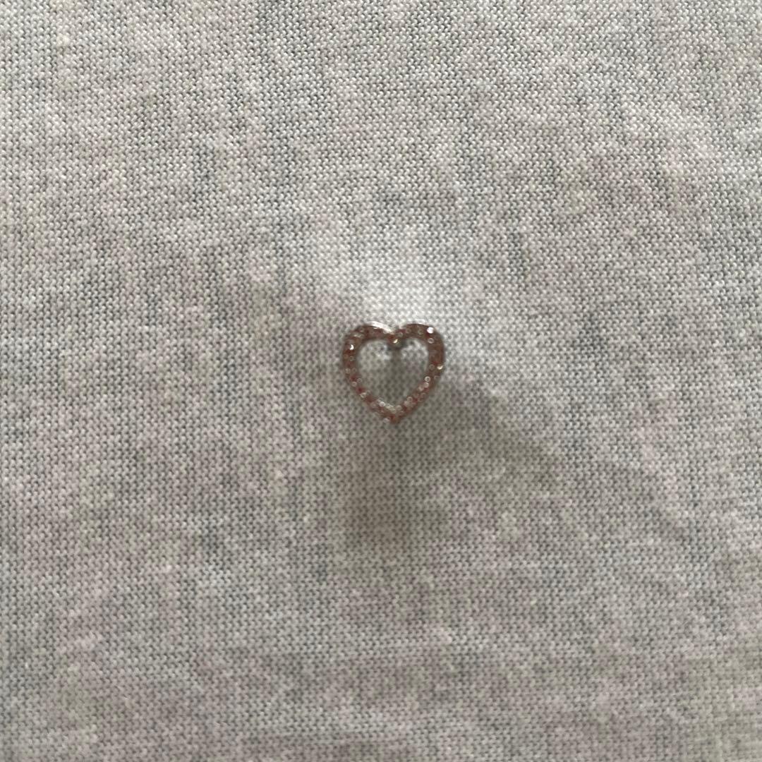 専用　箱付き　ティファニー　プラチナ　センチメンタルハートダイヤモンドピアス片耳