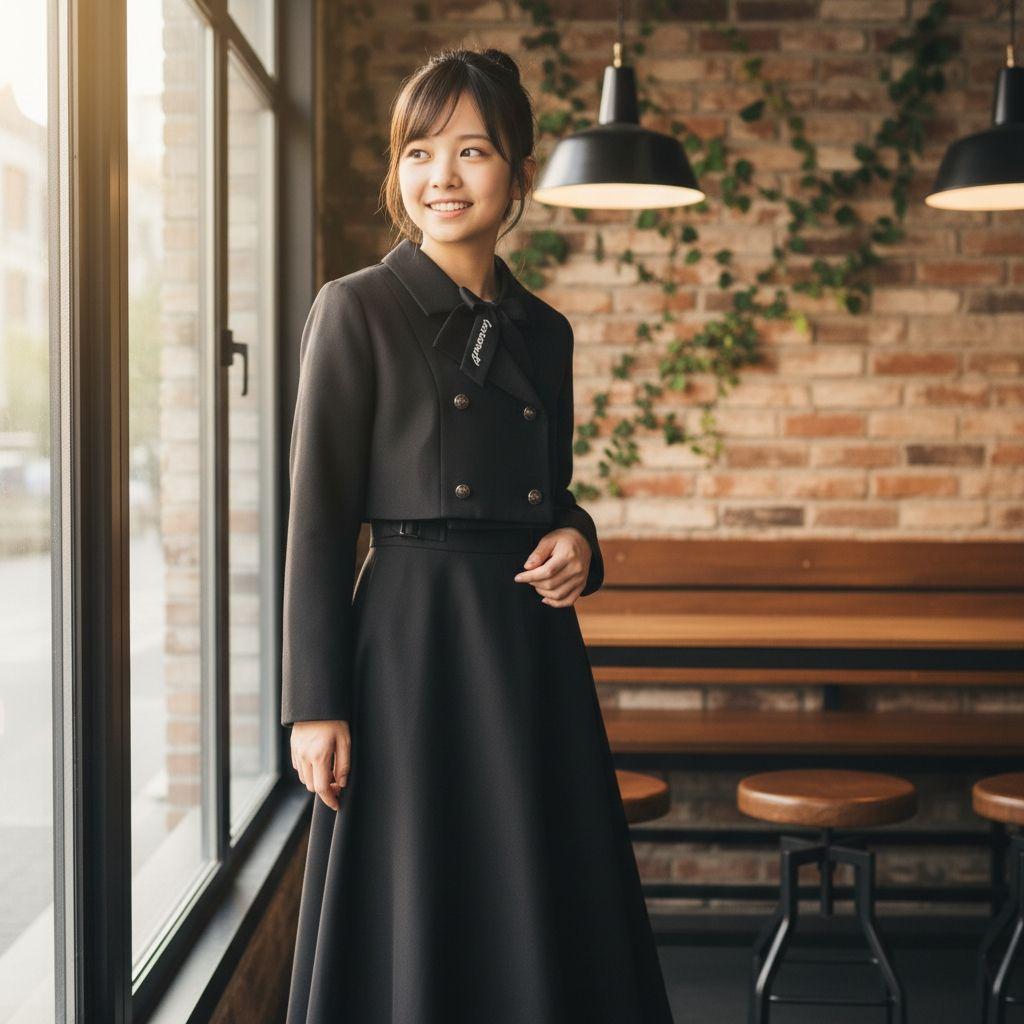 arisanaアリサナ セットアップ フォーピース 銀ボタン ダブル