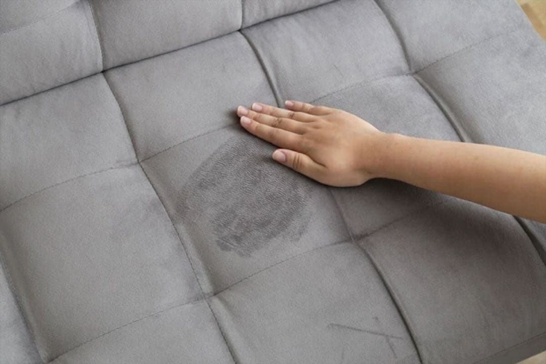 ダブルソファ　2点セット　ラブソファ　2人掛けソファ　ライトベージュ　グレー