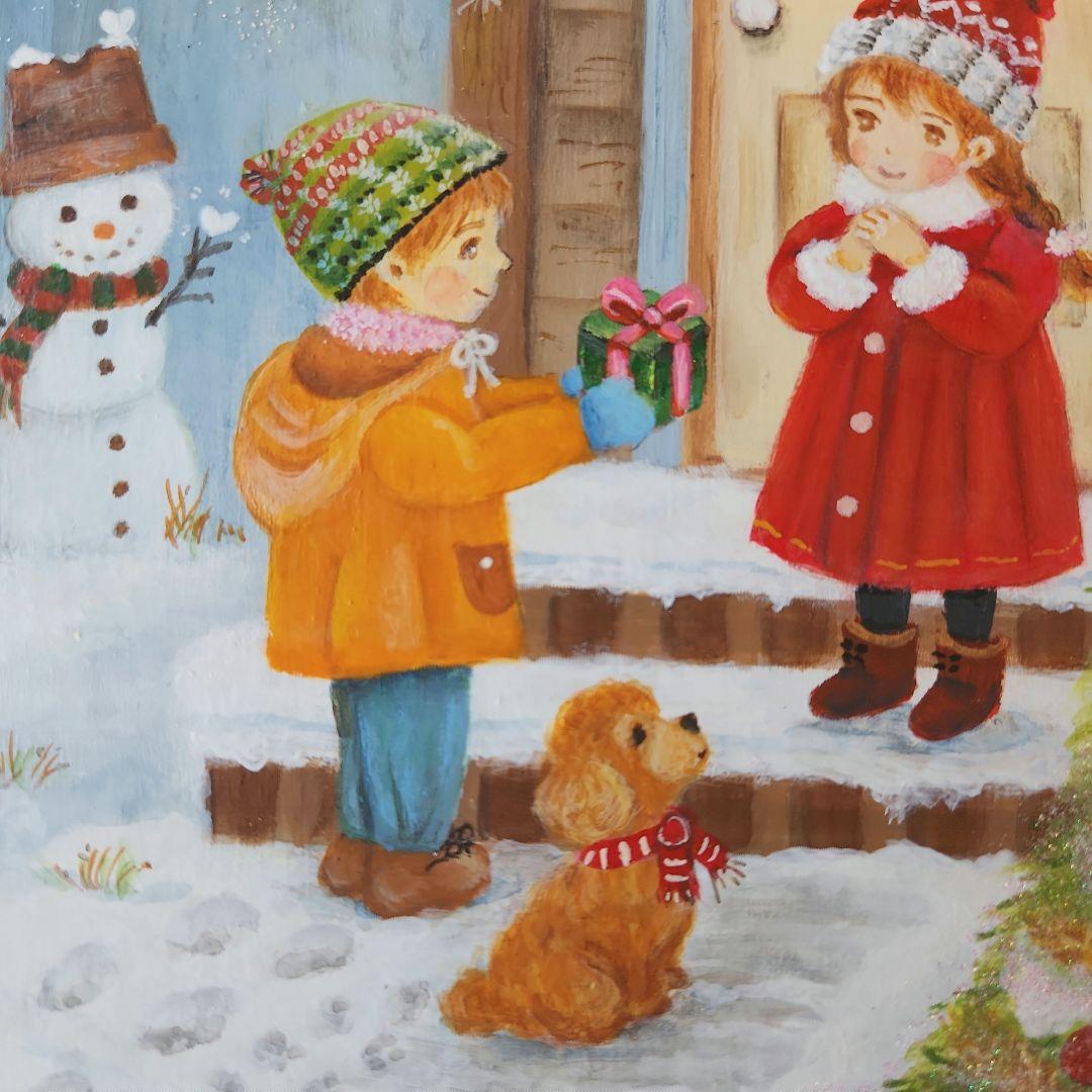 G*A様 トールペイント作品　楽しいクリスマス