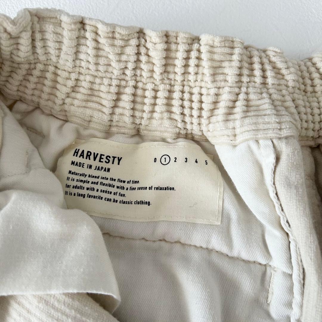HARVESTY ハーベスティ サーカスパンツ　コーデュロイ