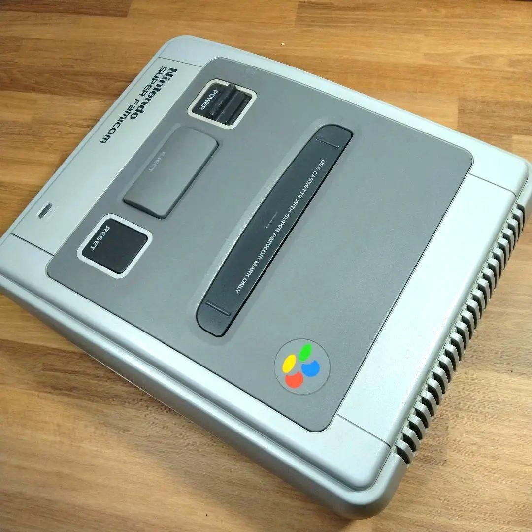 【オーバーホール品 D端子出力】スーパーファミコン 本体 ケーブルセット