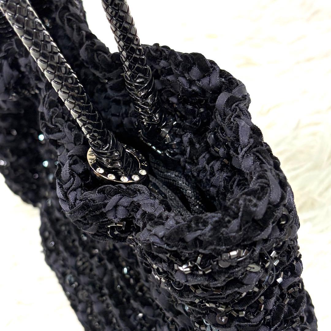 【美品】ANTEPRIMA アンテプリマ チェーンショルダー ブラック　2WAY