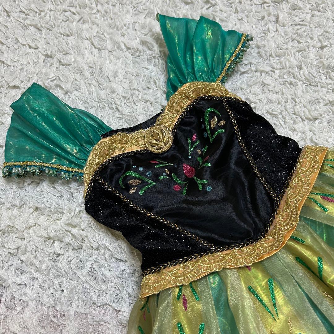 【公式】アナと雪の女王 戴冠式のドレスコスチューム サイズ110