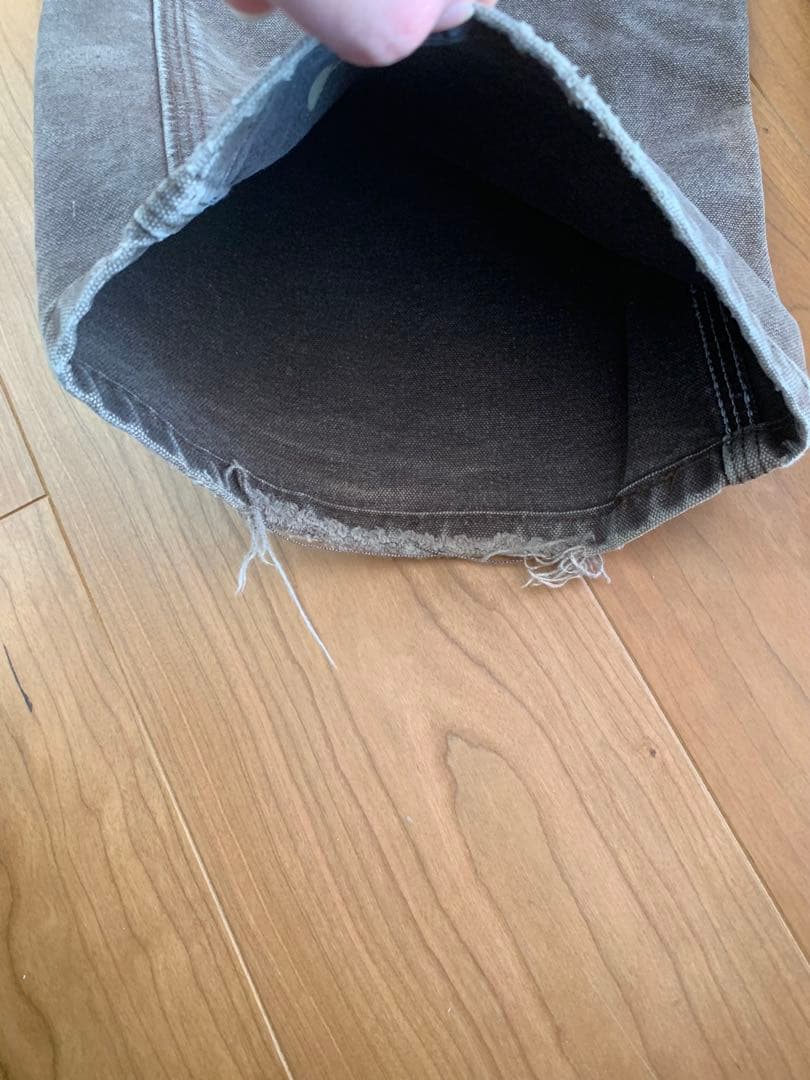 Carhartt ブラウンオーバーオール