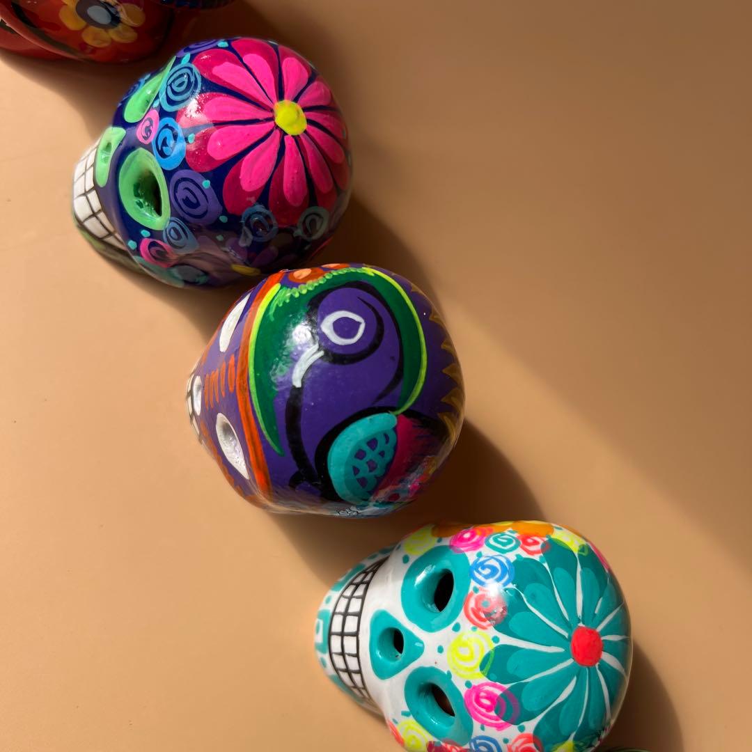 メキシコ　ドクロ　スカル 6個セット