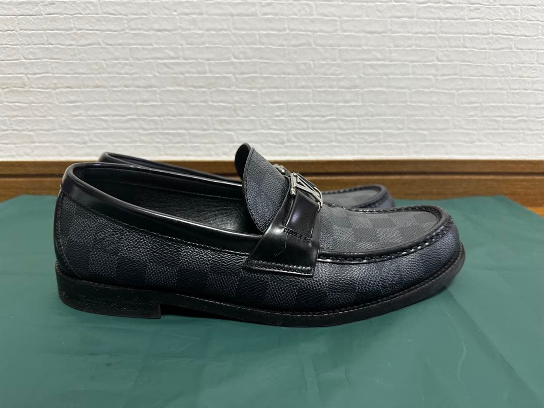 Louis Vuitton ブラック ダミエ ローファー【本日限定】