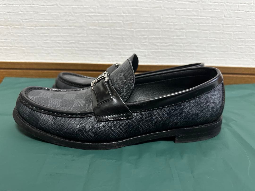 Louis Vuitton ブラック ダミエ ローファー【本日限定】
