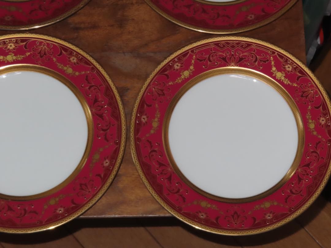 専用　ノリタケ100周年　21ｃｍプレート6枚　クイーンズヘリテージシリーズ