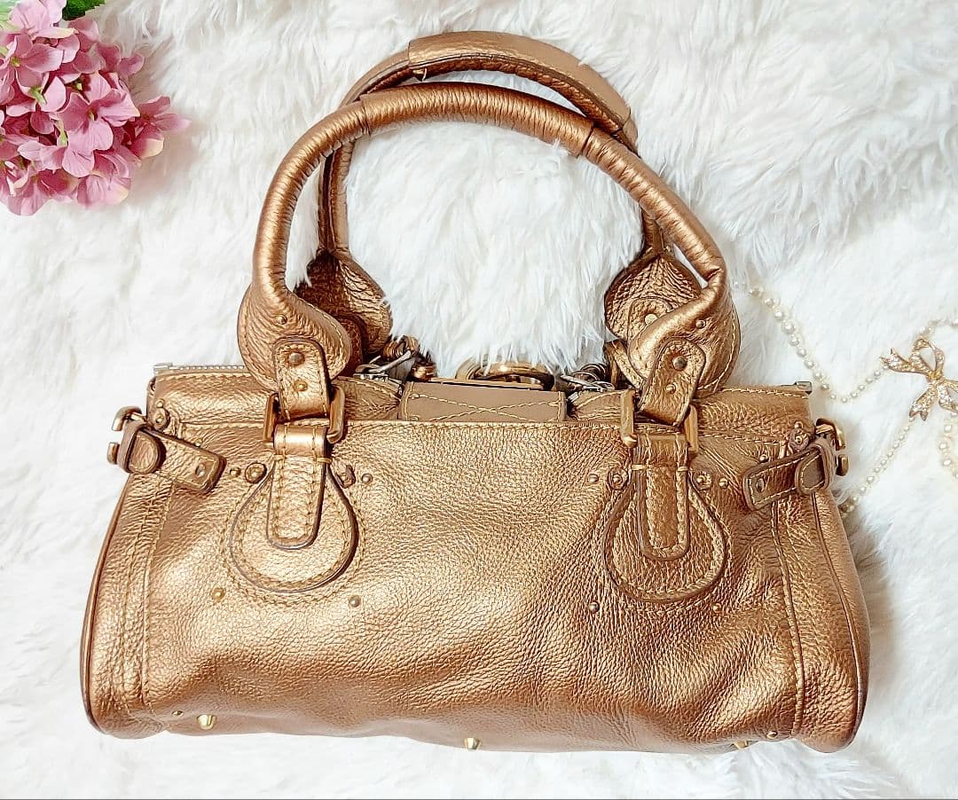 Chloé クロエ パディントン 限定 特別仕様 希少 レア ブロンズゴールド