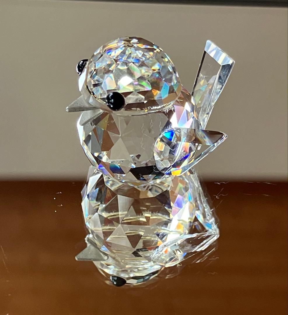 SWAROVSKI スワロフスキー 1988年 廃盤品 置物 鳥 スズメ 希少