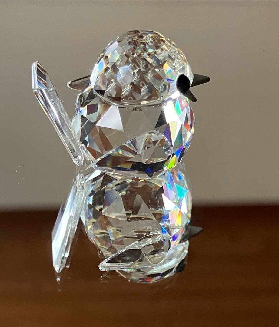 SWAROVSKI スワロフスキー 1988年 廃盤品 置物 鳥 スズメ 希少