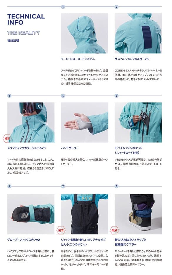 23-24モデル rew THE REALITY JKT 22