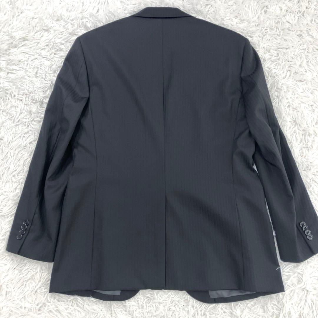 美品　ロロピアーナ　ミツミネ　スーツ　セットアップ　AB4 3ピース　ストライプ