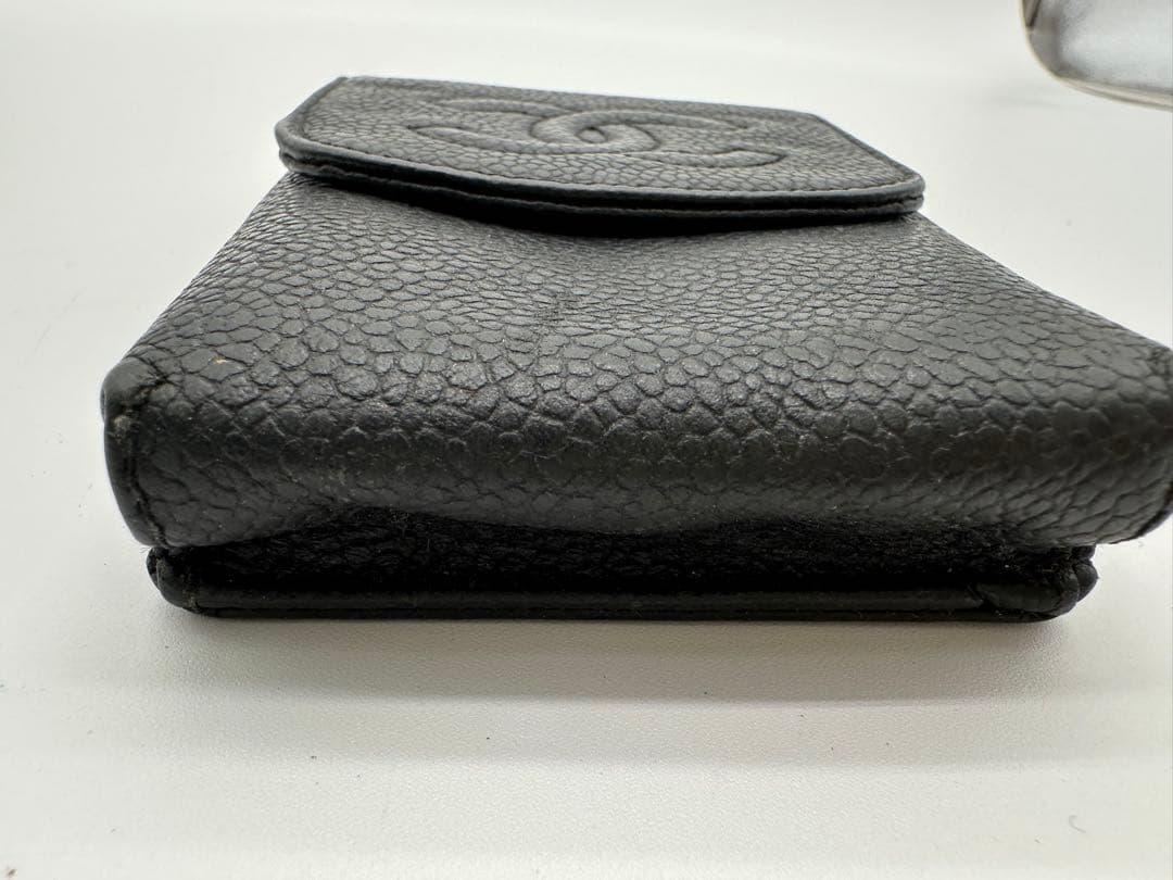 本日削除CHANEL キャビアスキンシガレットケース