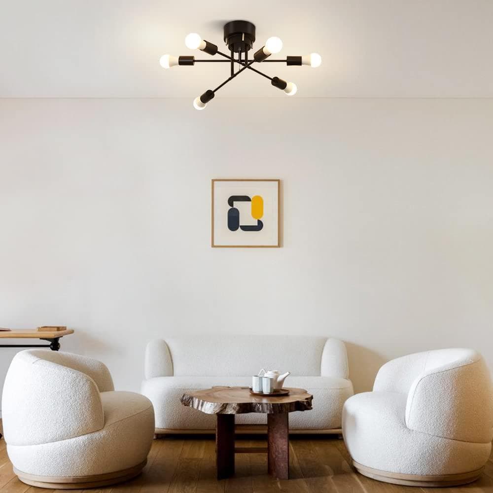 ☆シンプルなデザイン　6灯　シーリングライト　ペンダント