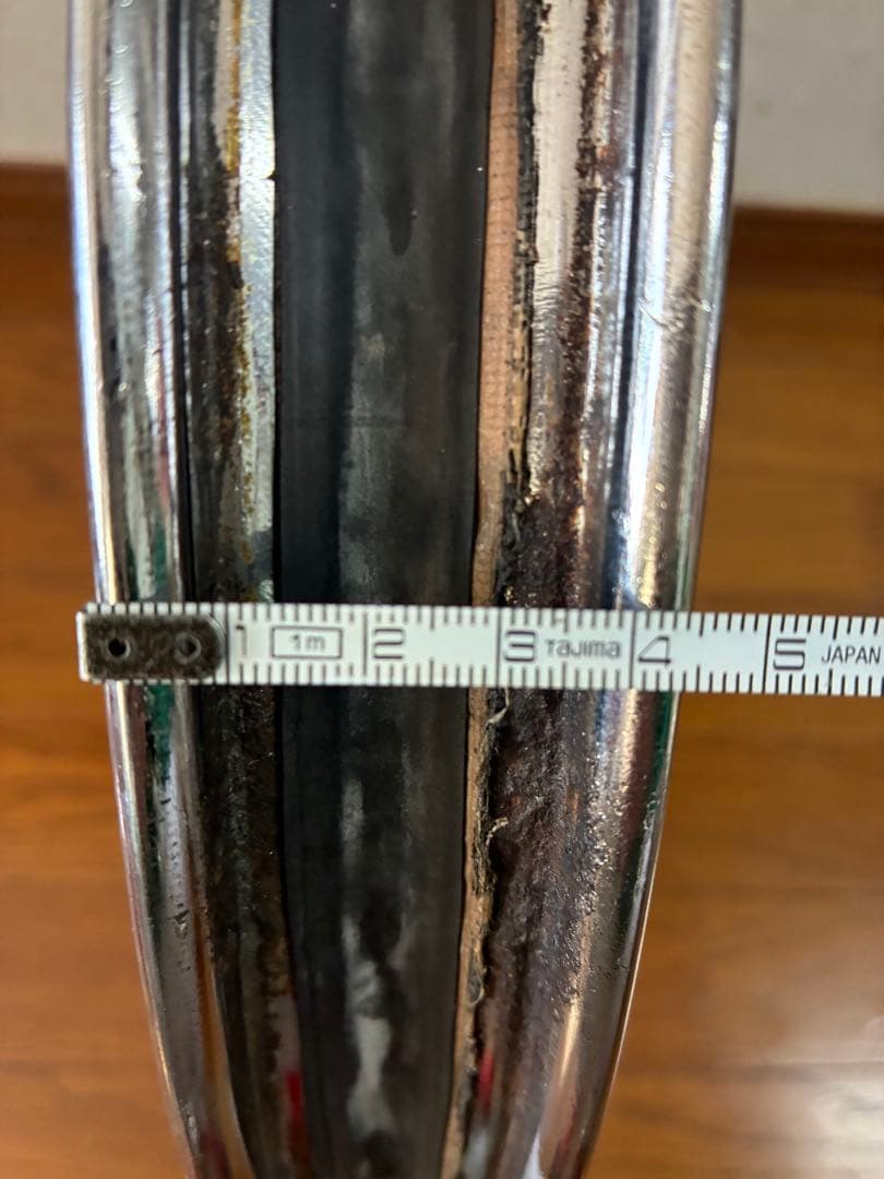 HONDAスーパーカブ　リアホイール　C50 .70ブレーキパネル付き