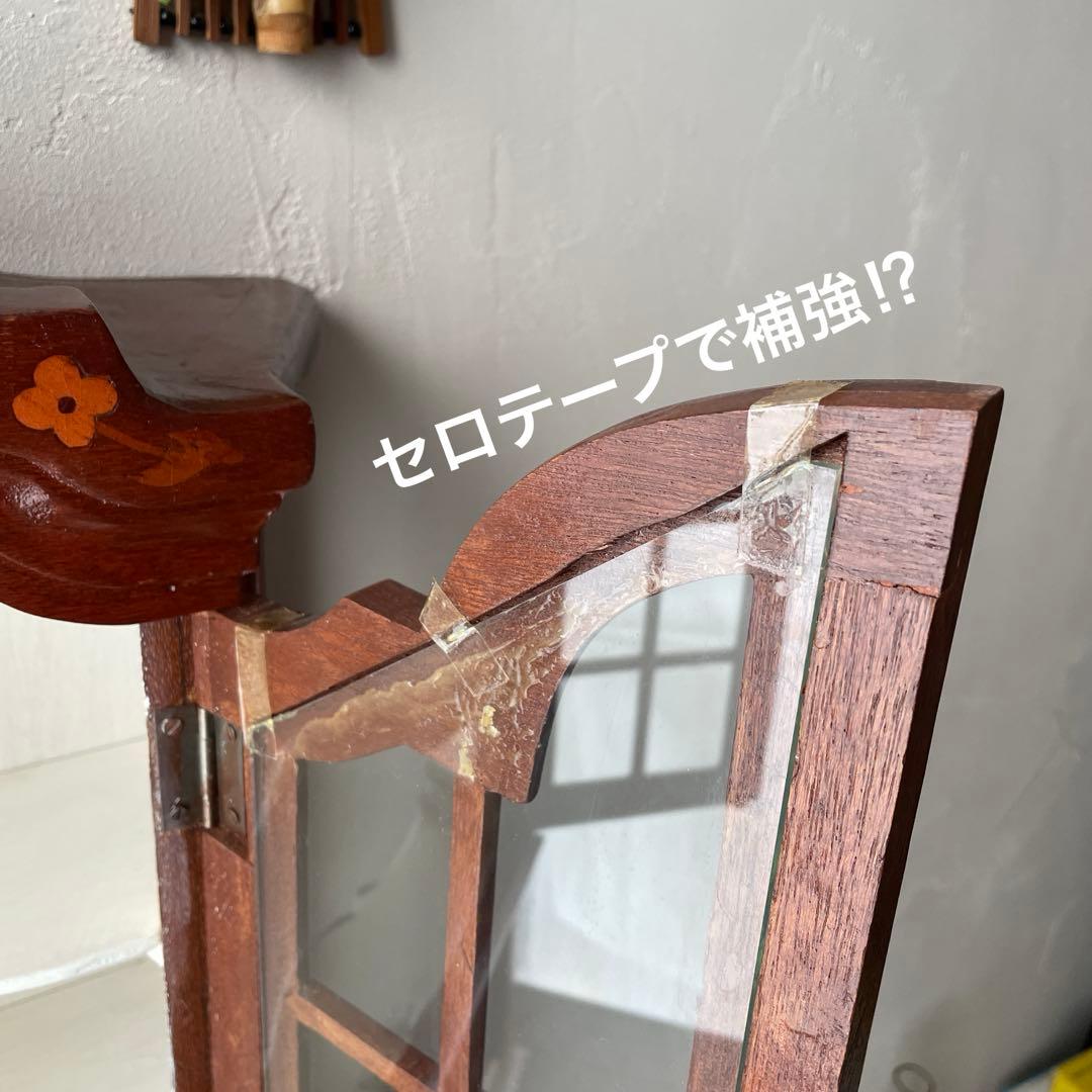 ウチダ様　木製　木象嵌　寄木細工　アジアン家具　ヨーロッパ風　キャビネット