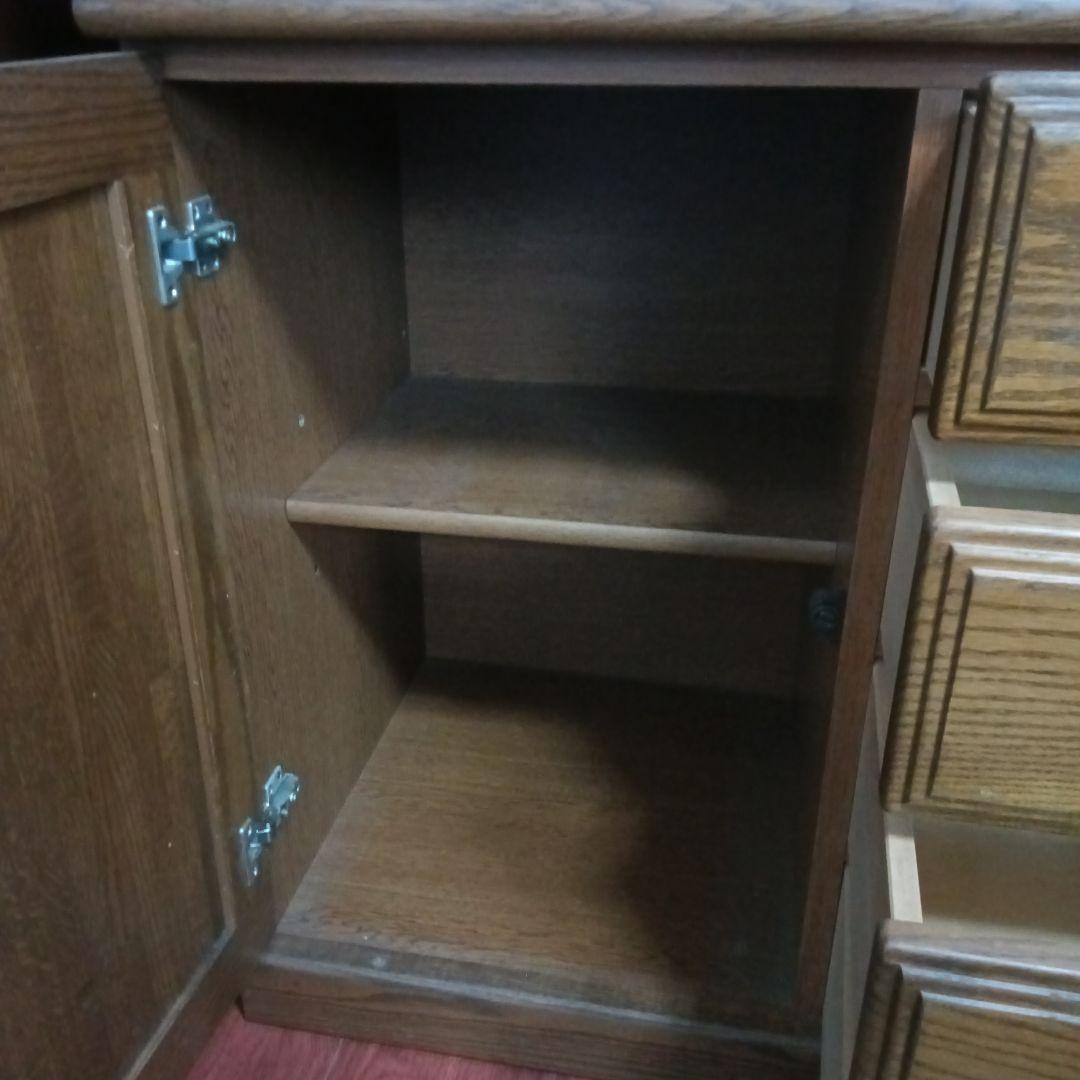 本棚　食器棚　木製 アンティーク　高さ190横120奥行き44