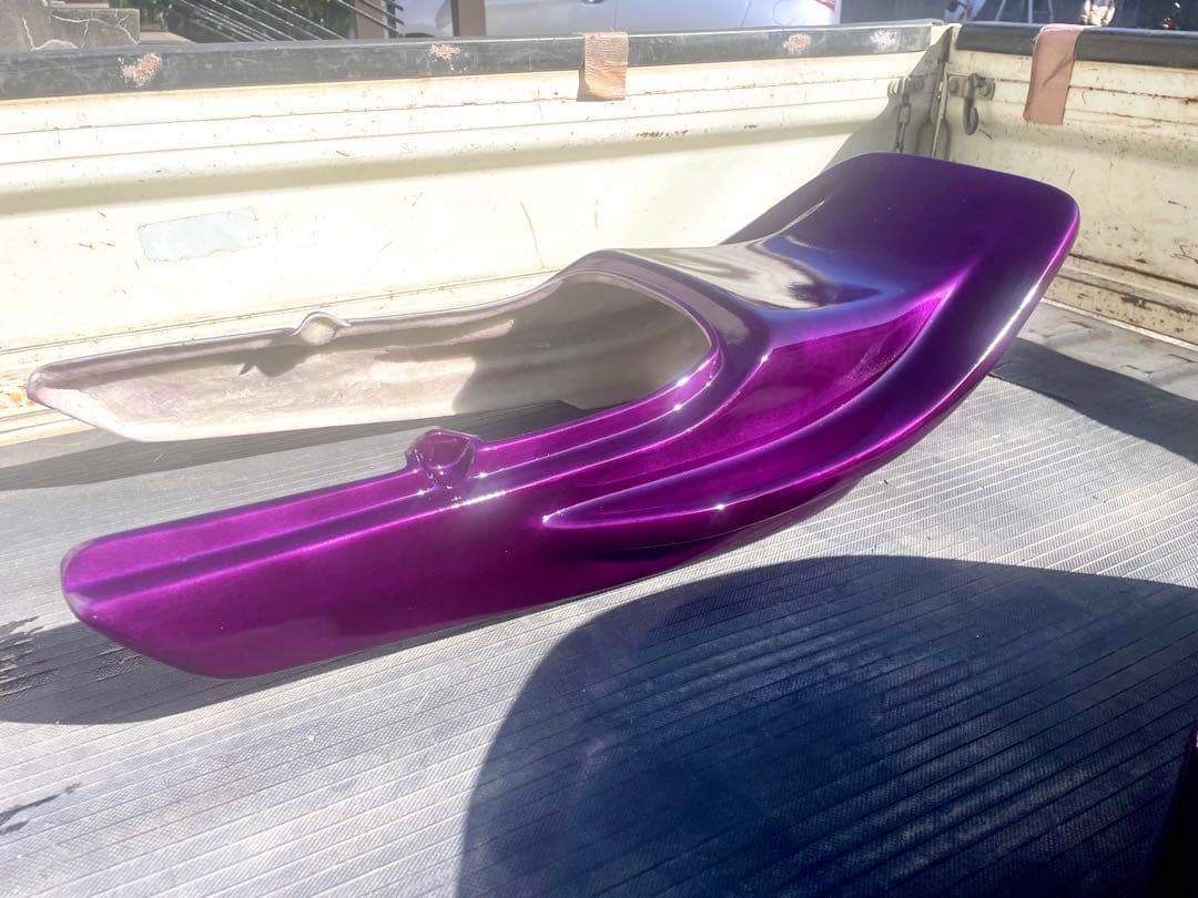 XJR400R 外装セット　キャンディーパープル　塗りたて　美品　アウトバーン