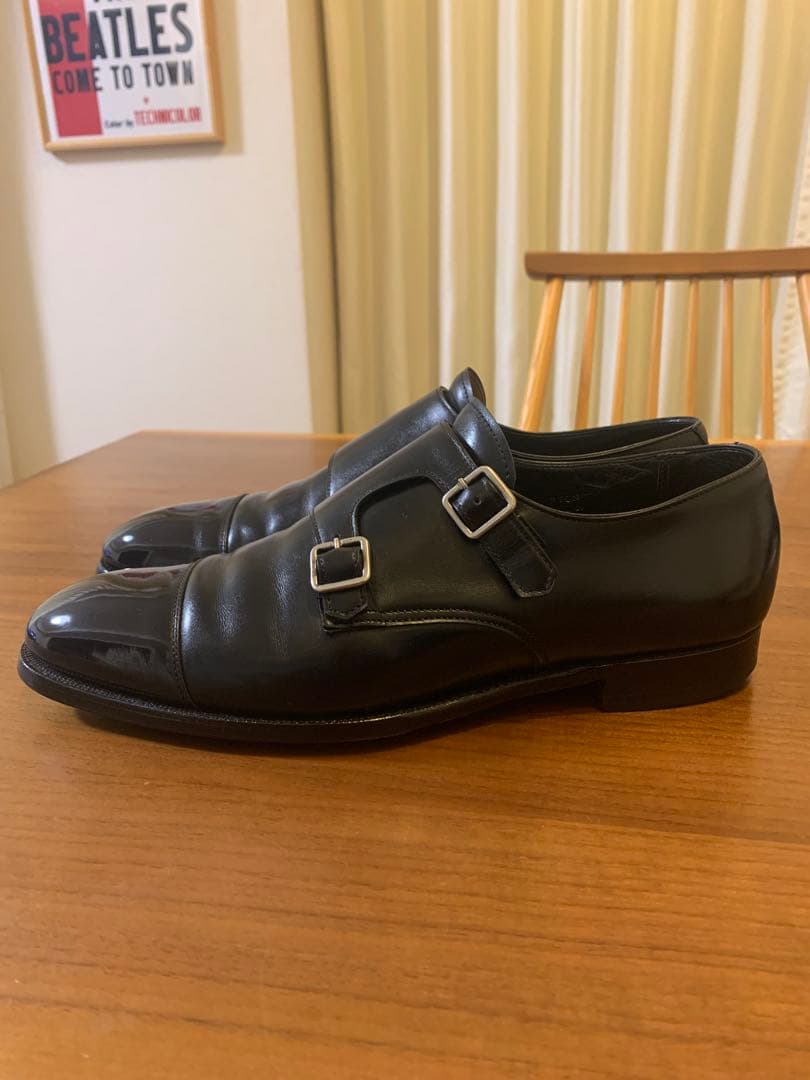 クロケット&ジョーンズ　レプトン　ダブルモンクブラック　8D