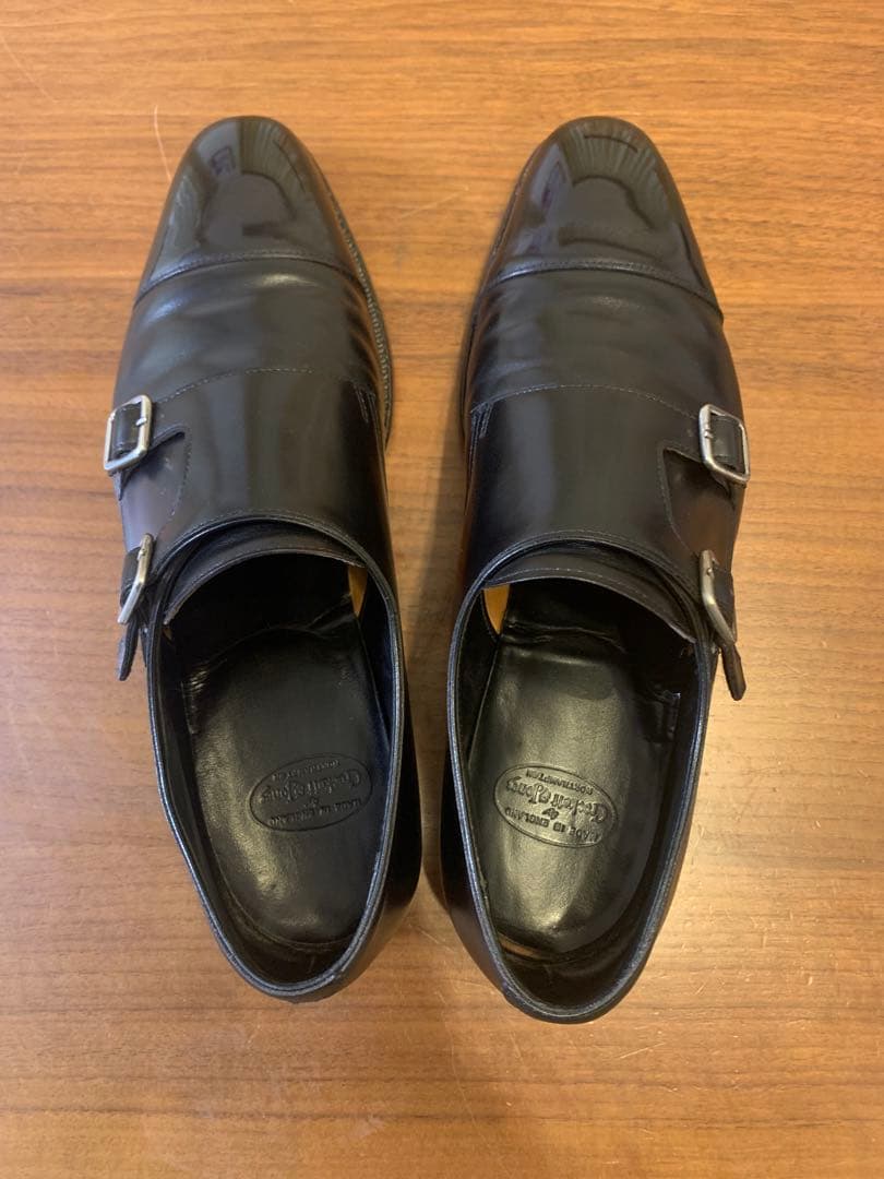 クロケット&ジョーンズ　レプトン　ダブルモンクブラック　8D