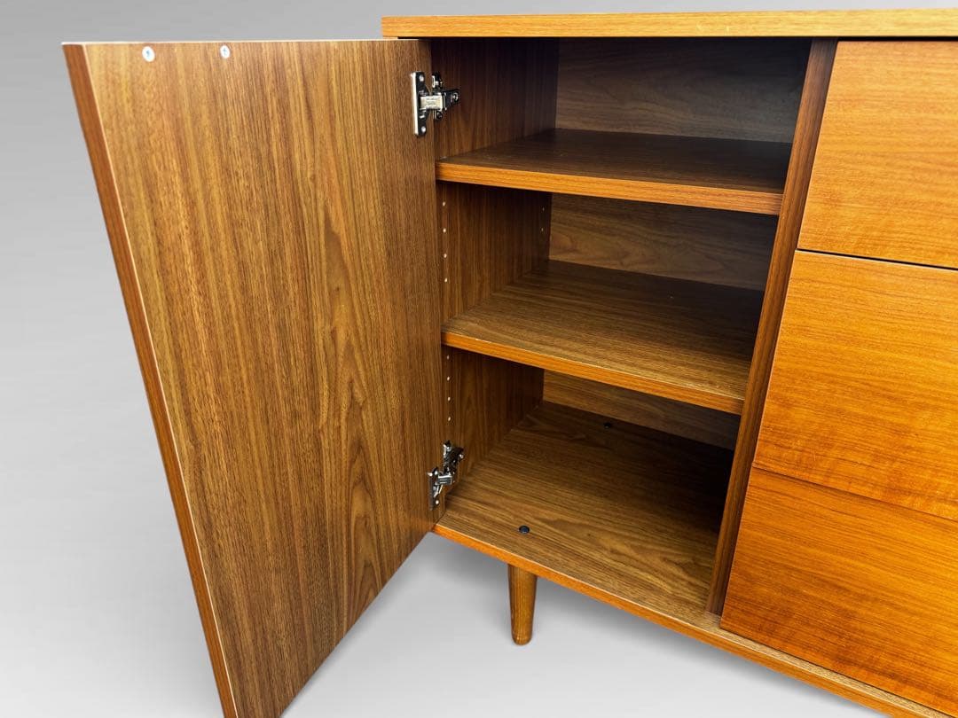 【訳あり】unico　ウニコ　HOLM　ホルム キャビネット　ウォールナット