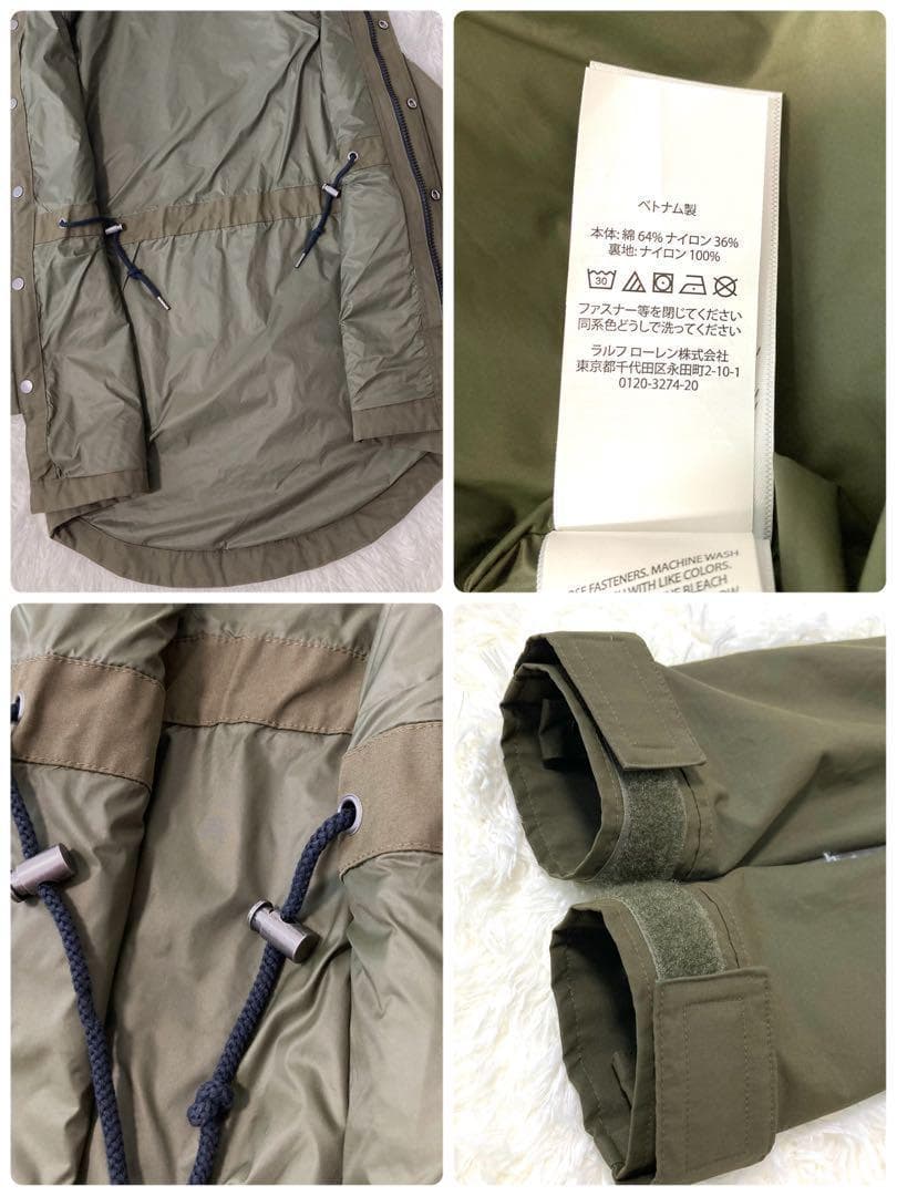 現行QRタグ✨️ポロラルフローレン 3WAY 中綿ジャケット付 コート ポニー