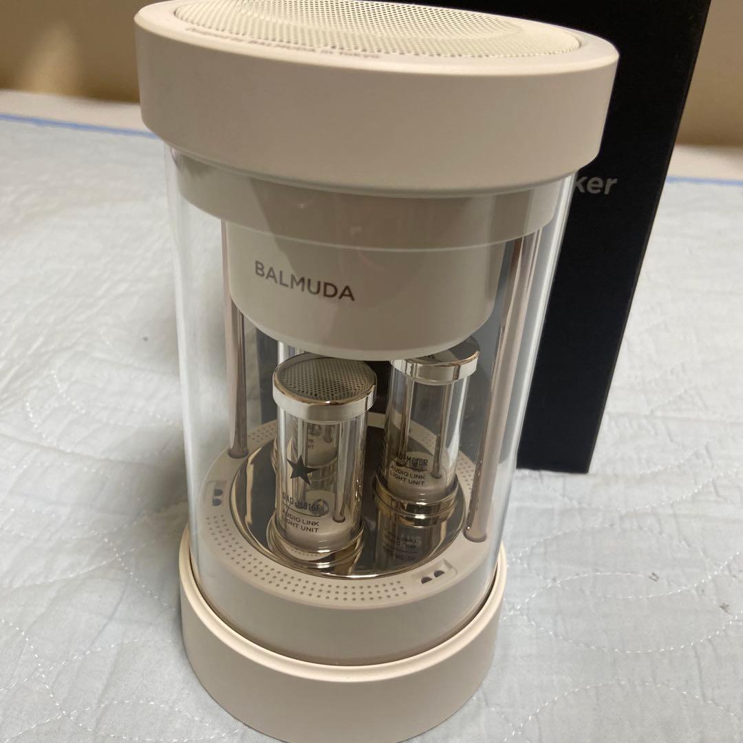 バルミューダ　BALMUDA　M01A-WH スピーカー　ホワイト　白