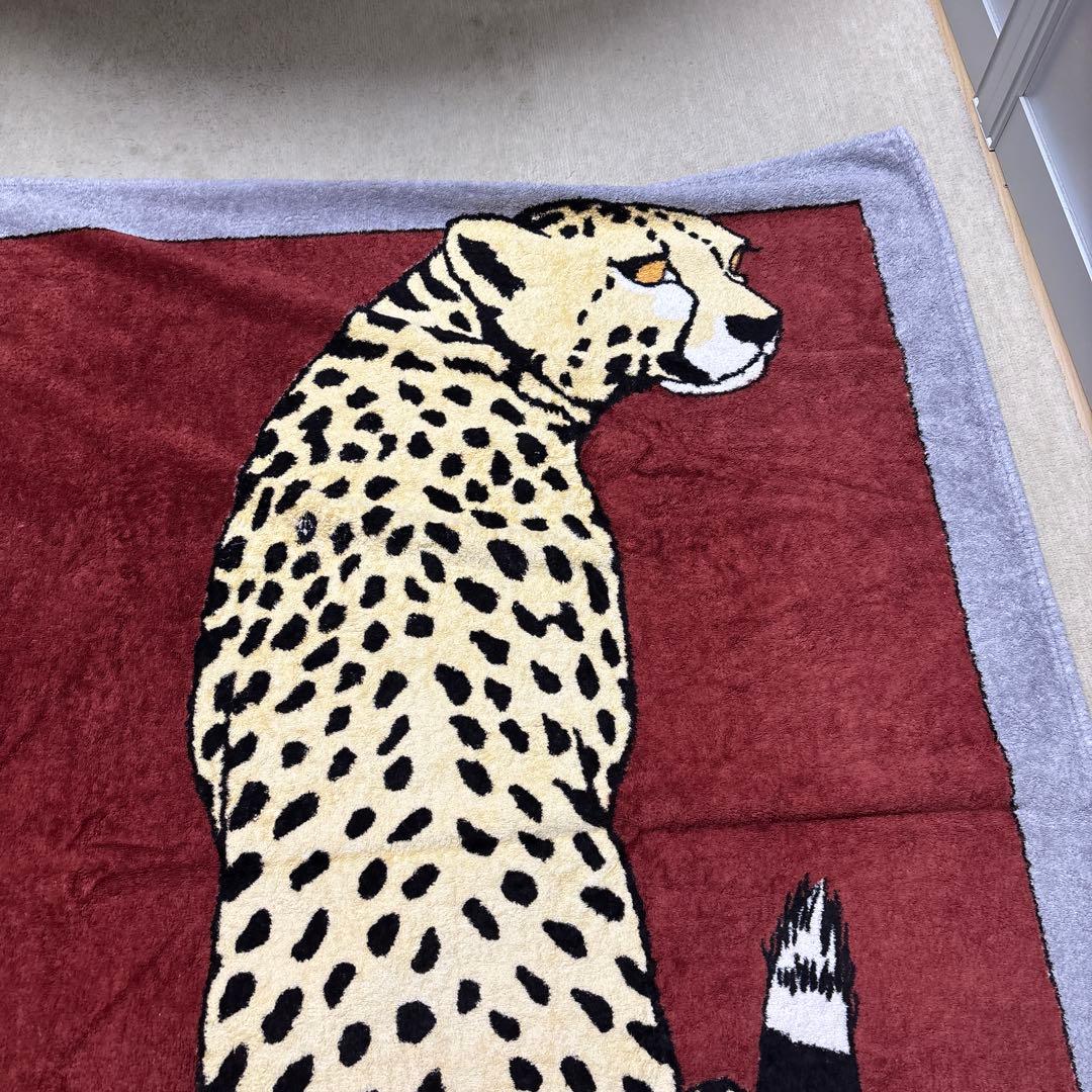 エルメス／チーター デザイン 、タオルケット