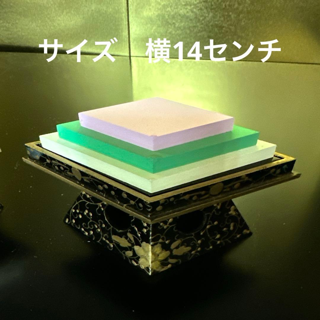 金彩、菱餅、新品、木製