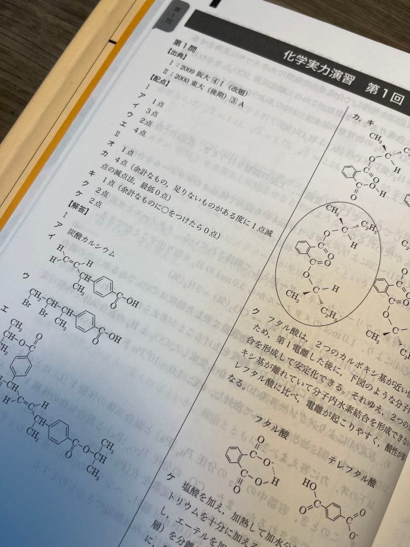 鉄緑会　2022 高３　化学　化学要点集・化学実力演習