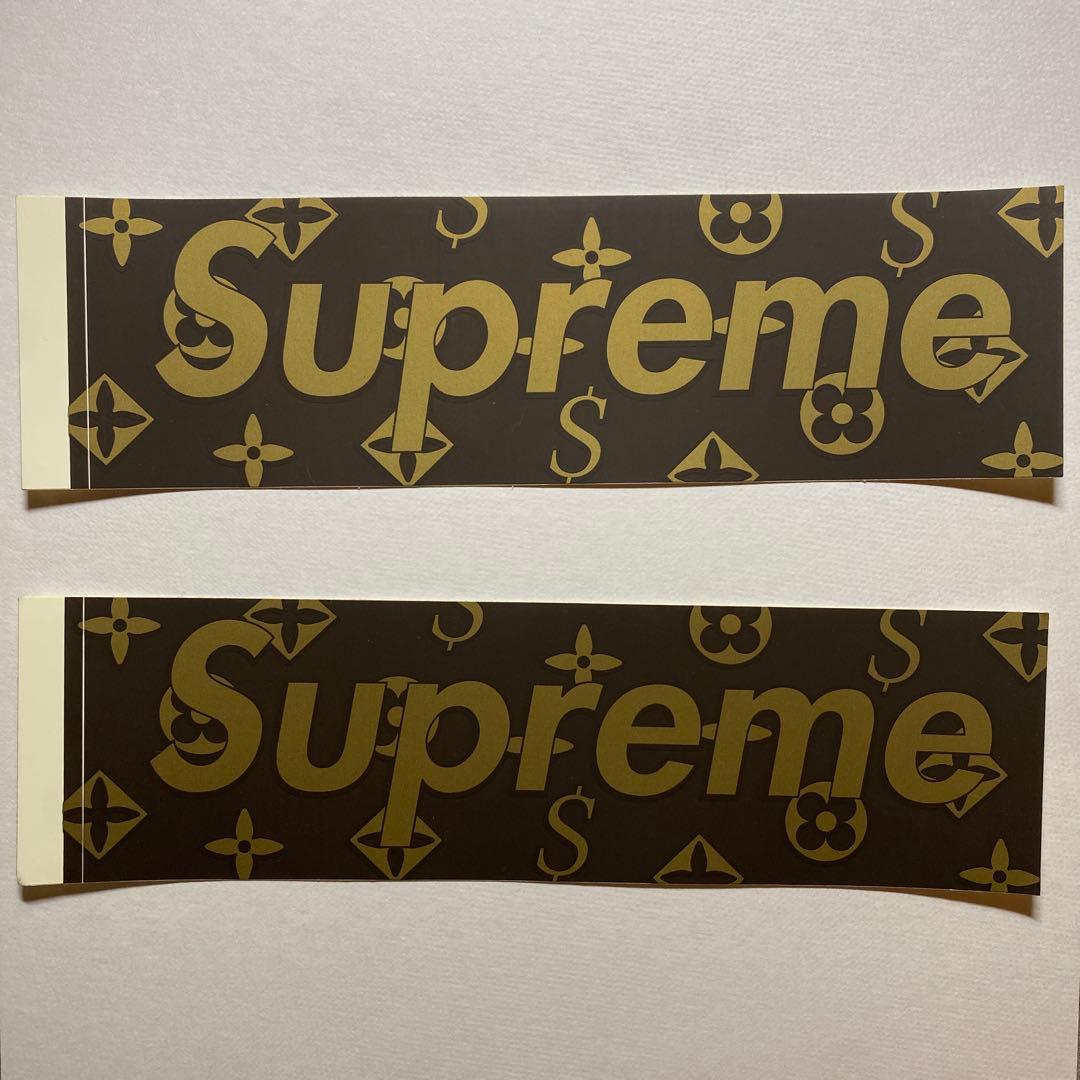 Supreme モノグラム　ステッカー4枚