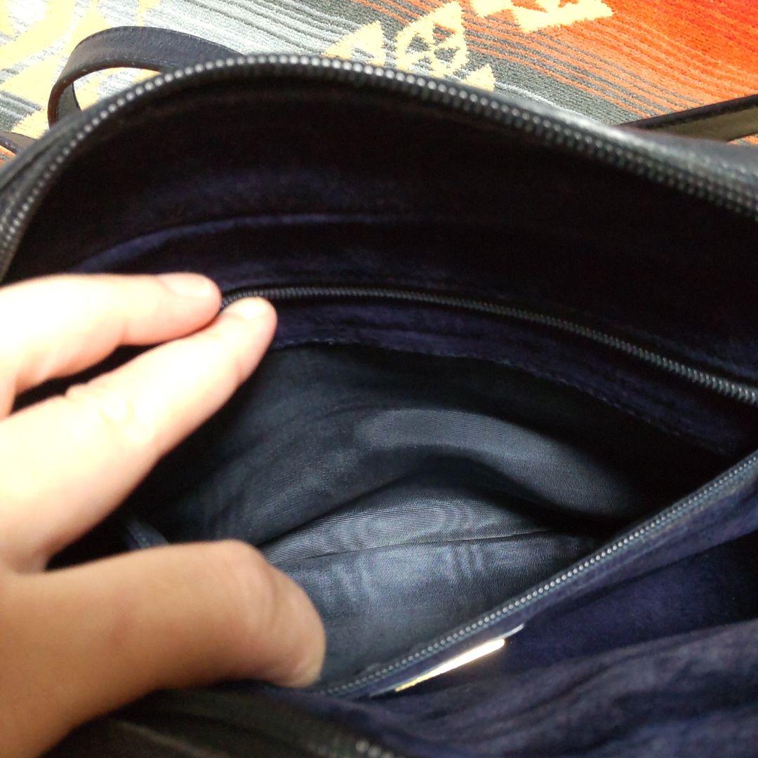 オールドGUCCI ネイビー ショルダーバッグ