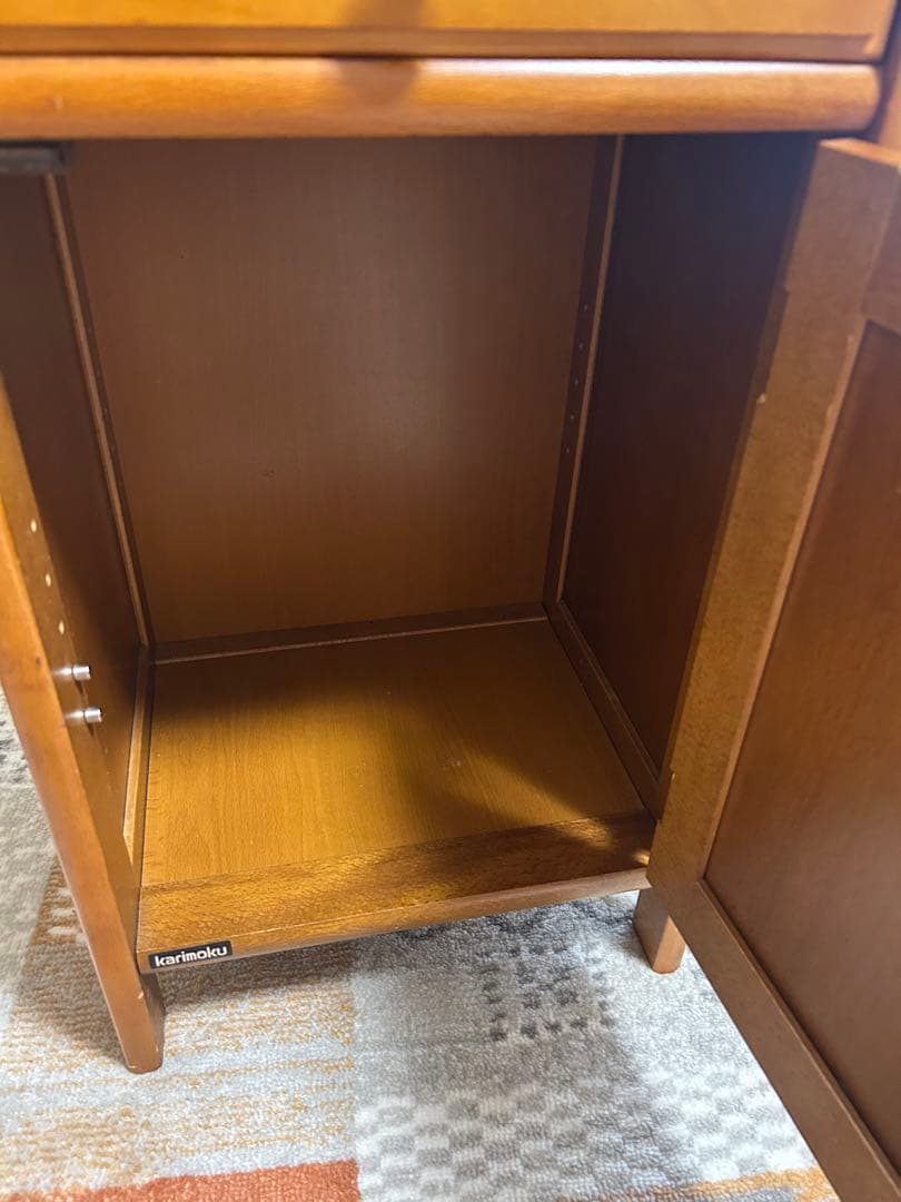 『karimoku』 カリモク チェスト 電話台 ファックス台