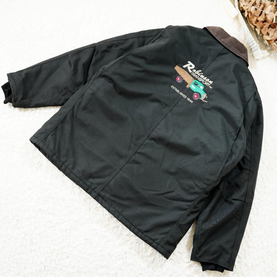 【美品】Carhartt　カーハート　企業刺繡トラディショナルジャケット　L相当