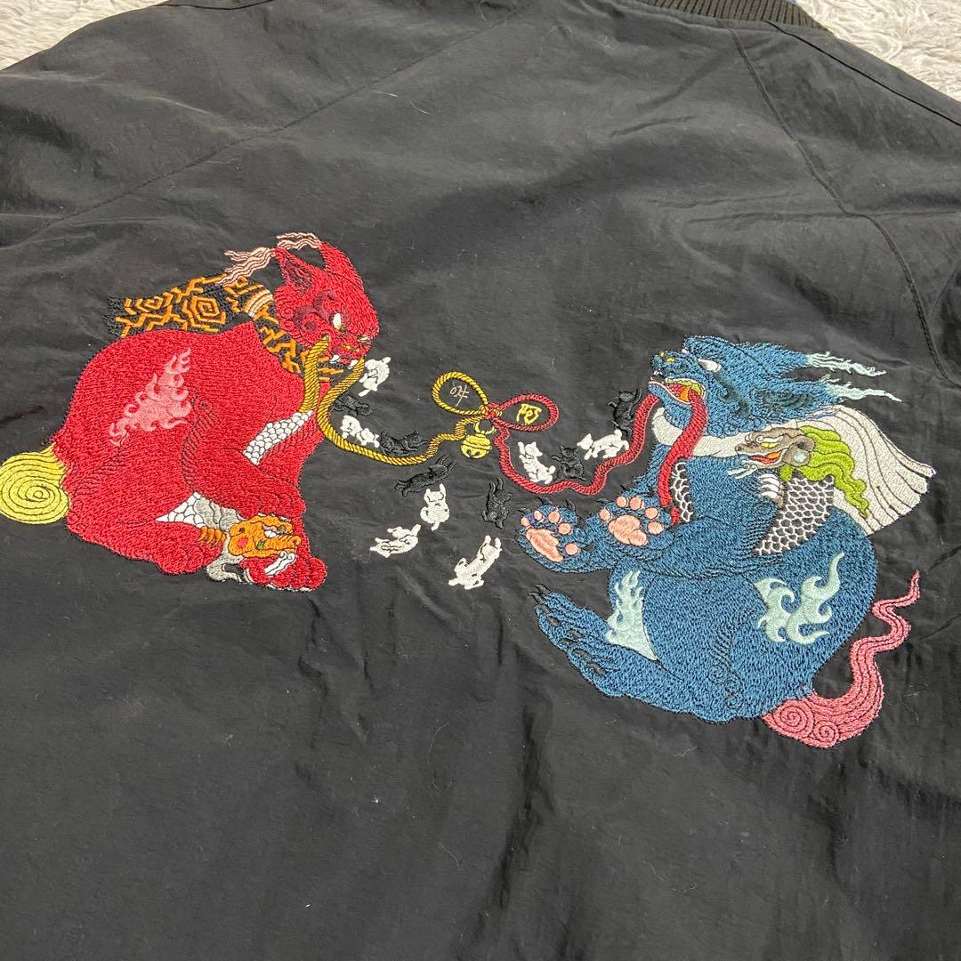 graniph グラニフ⭐️刺繍ブルゾン スカジャン 石黒亜矢子 Mサイズ