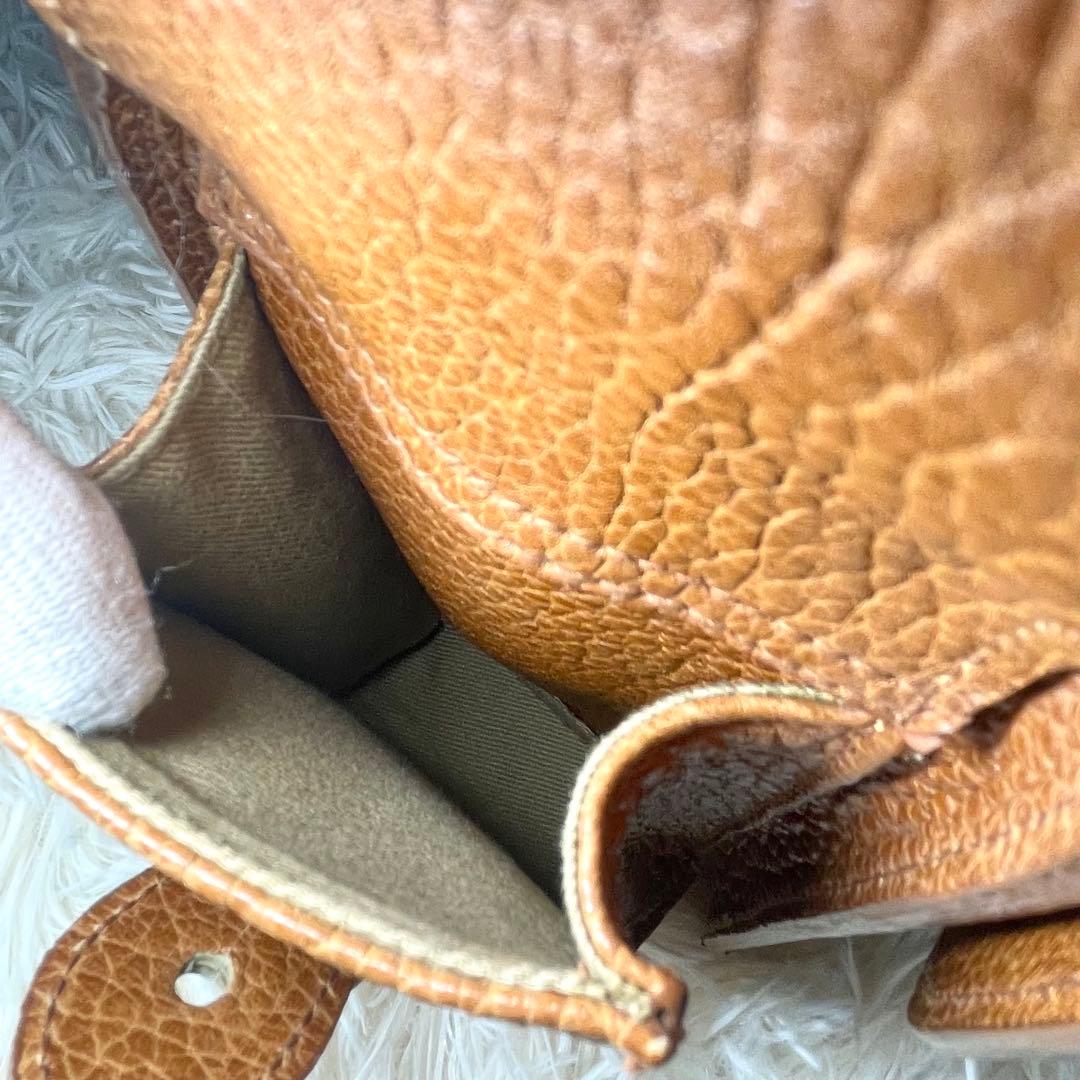 【美品✨】ラルフローレン　シボ革　2way ビジネスバッグ　メッセンジャーバッグ