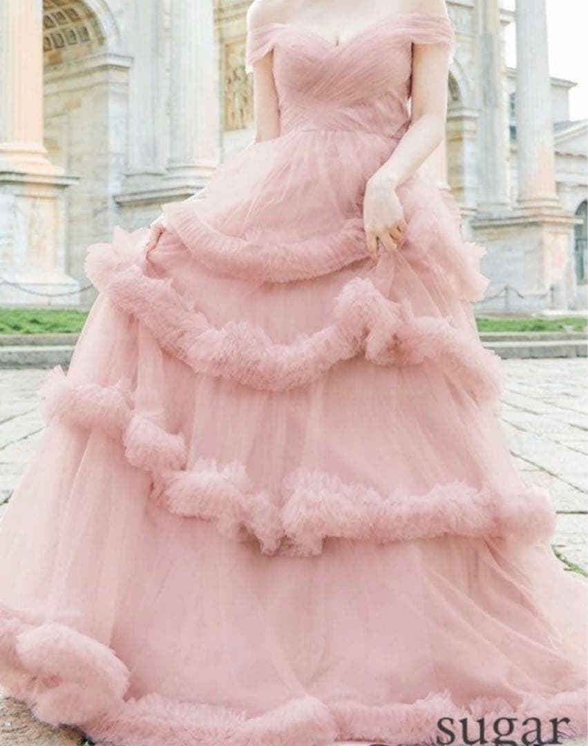 JEAN MACLEAN オフショル　ロングドレス　Mサイズ