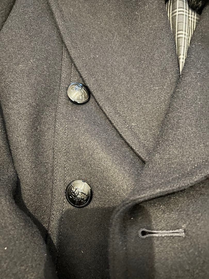 バーバリー　Burberryブラックレーベル　ピーコート