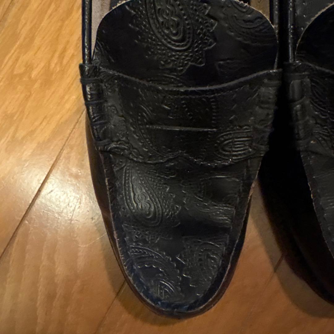 ケンフォード　全面ペイズリー　ローファー