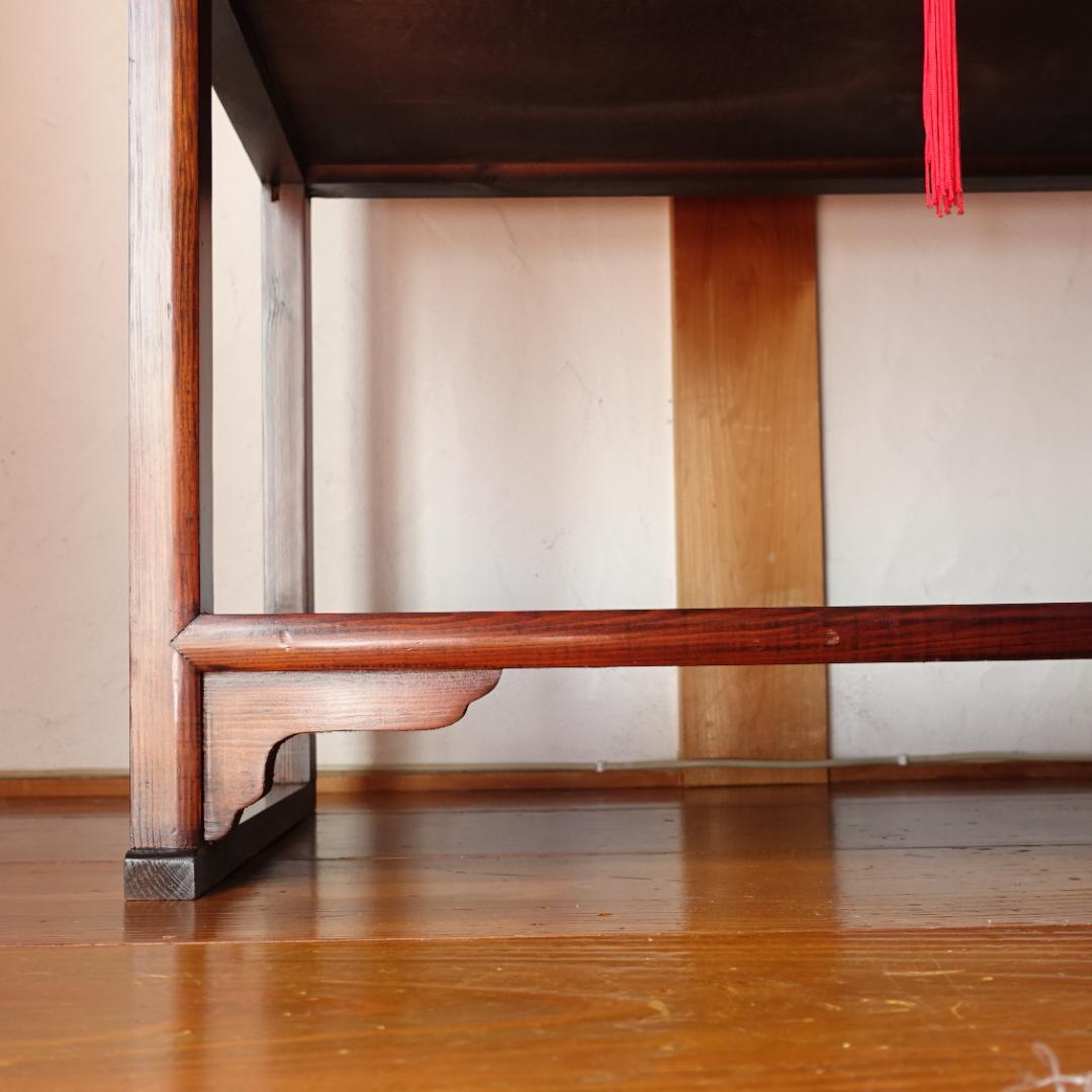 李朝家具 四方卓子 李朝棚 朝鮮棚 タクジャ 飾棚 民芸家具 鍵付