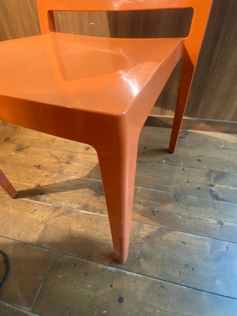 lizz リズ　ダイニングチェア　チェア　オレンジ　kartel イタリア製