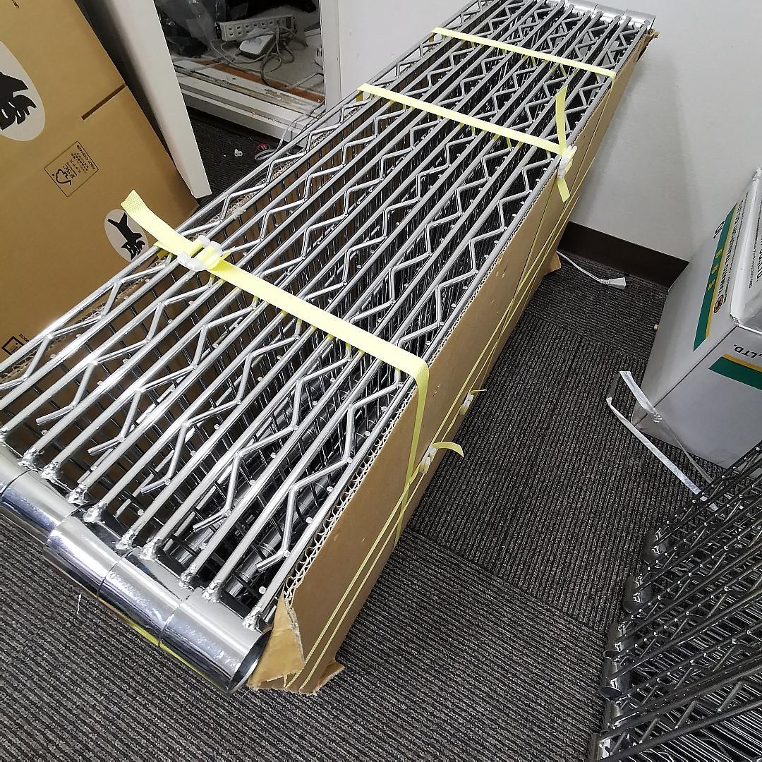 幅90cm　スチールラック 5段 シルバー