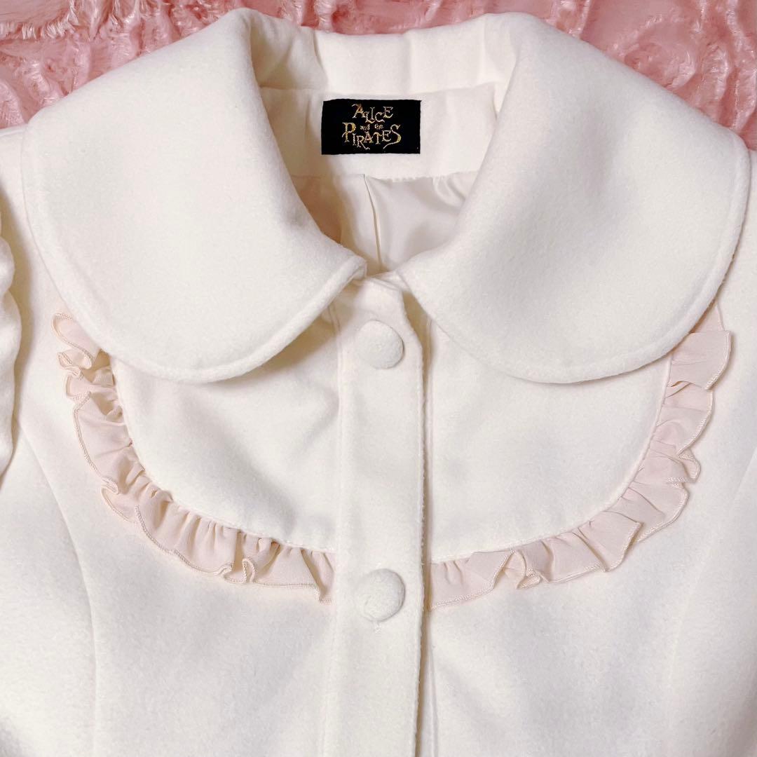 Alice and the Pirates フェザーローズ刺繍ショートコート