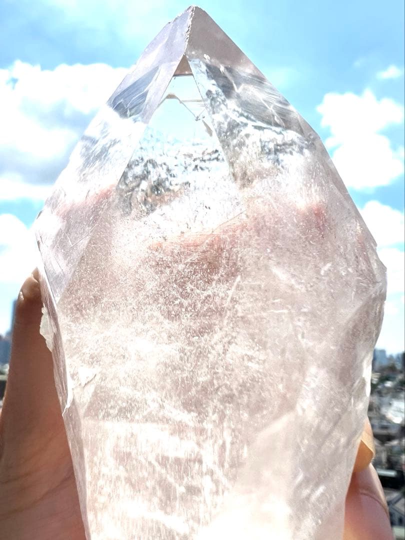限定プレゼント価格✨美✨希少AAAAヒマラヤ メルー水晶 カテドラル✨大天使光水